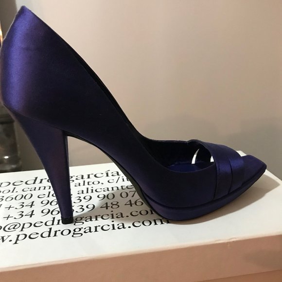 Purple Pedro Garcia open toe pumps size 41 - Picture 3 of 7